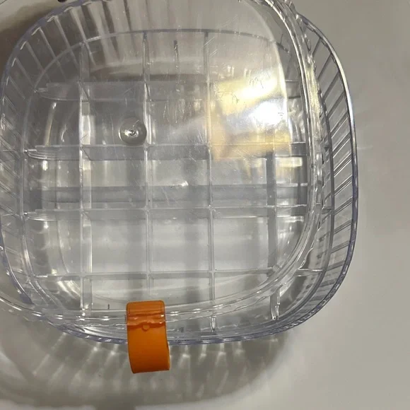 Clear Storage Container with Orange Handle - Picture 11 of 13